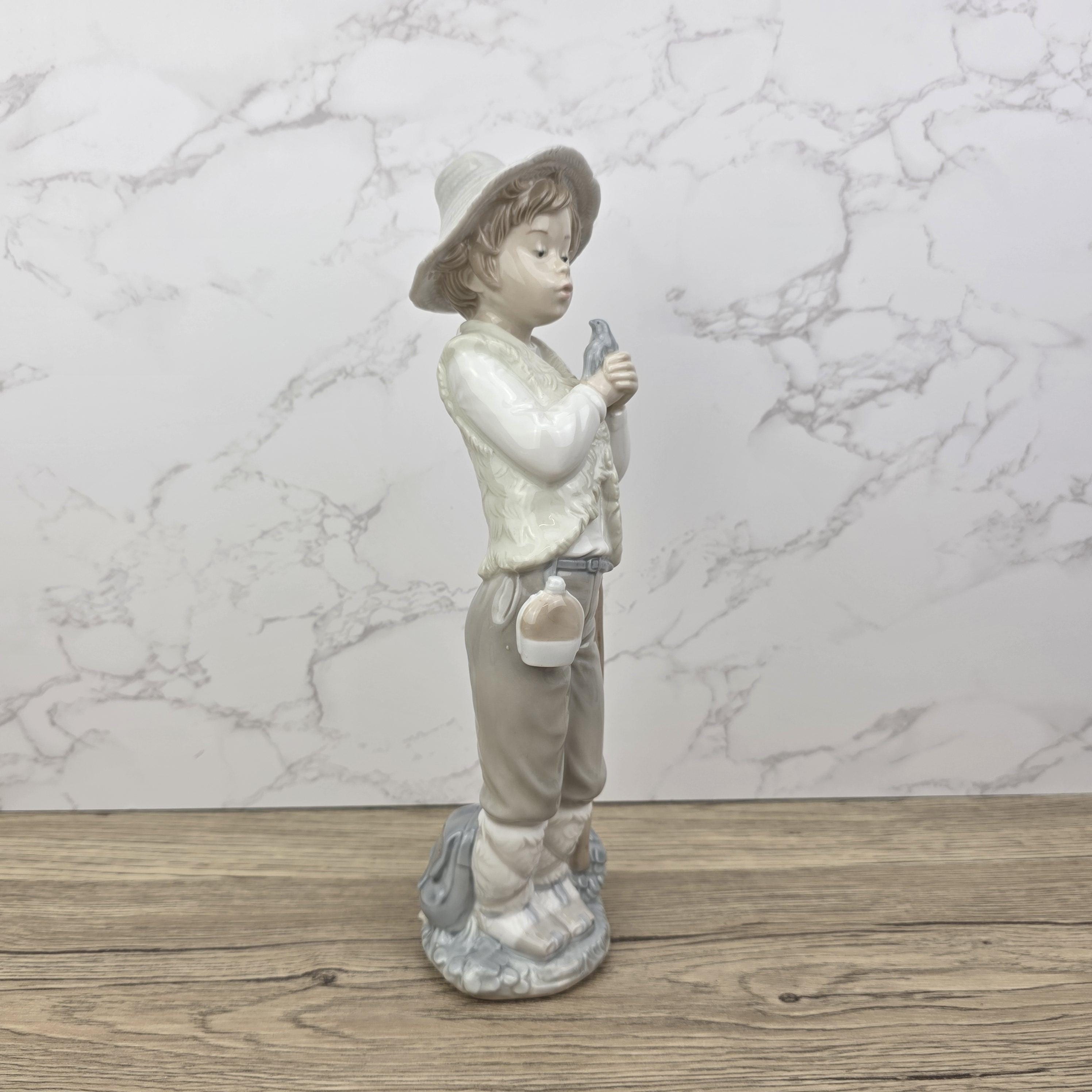 Vintage Lladro Nao Porcelain Shepherd Boy Figurine | Spanish Daisa 1987