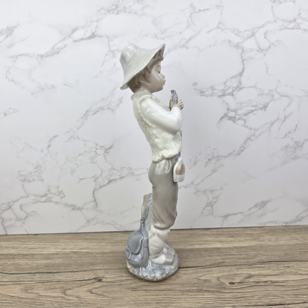 Vintage Lladro Nao Porcelain Shepherd Boy Figurine | Spanish Daisa 1987
