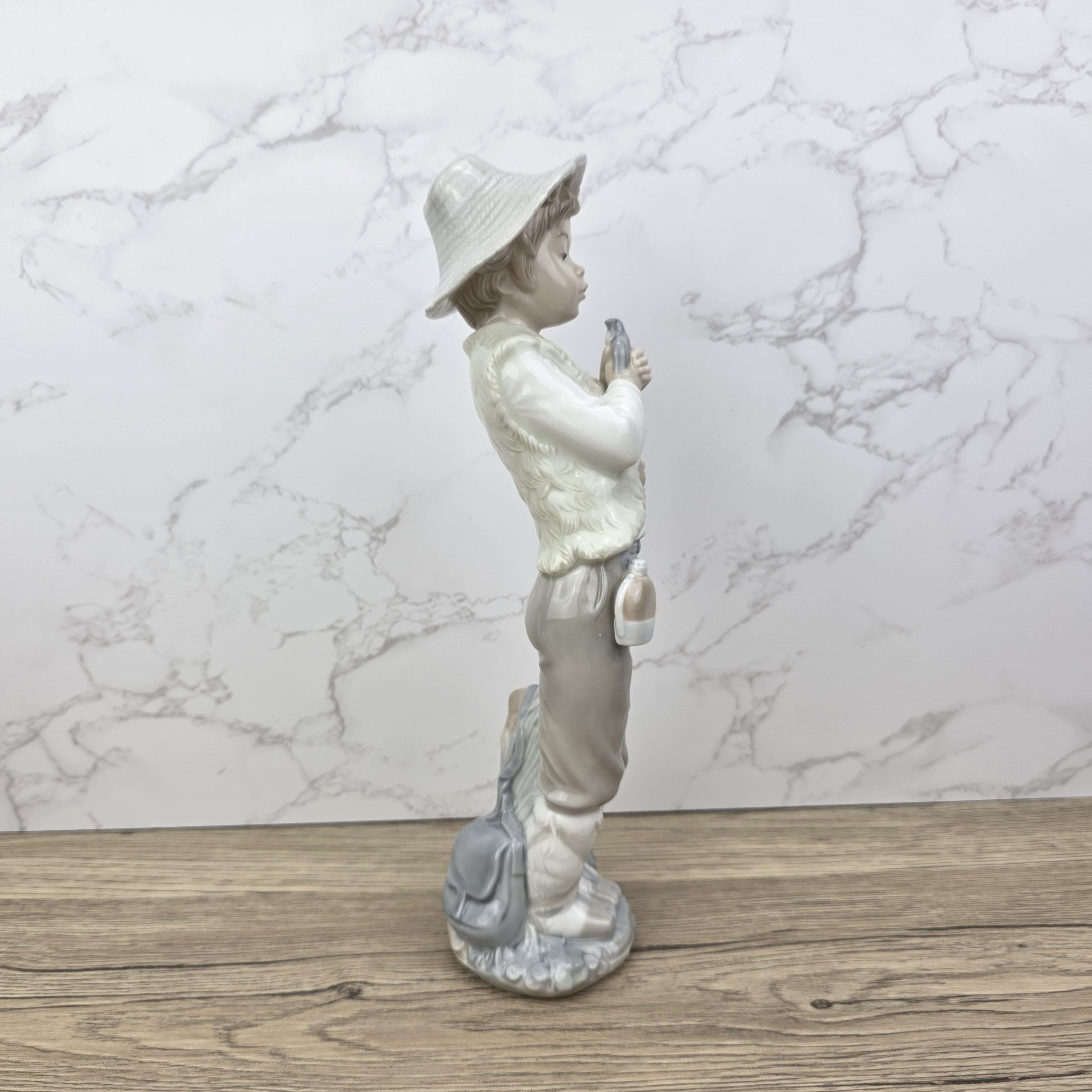 Vintage Lladro Nao Porcelain Shepherd Boy Figurine | Spanish Daisa 1987