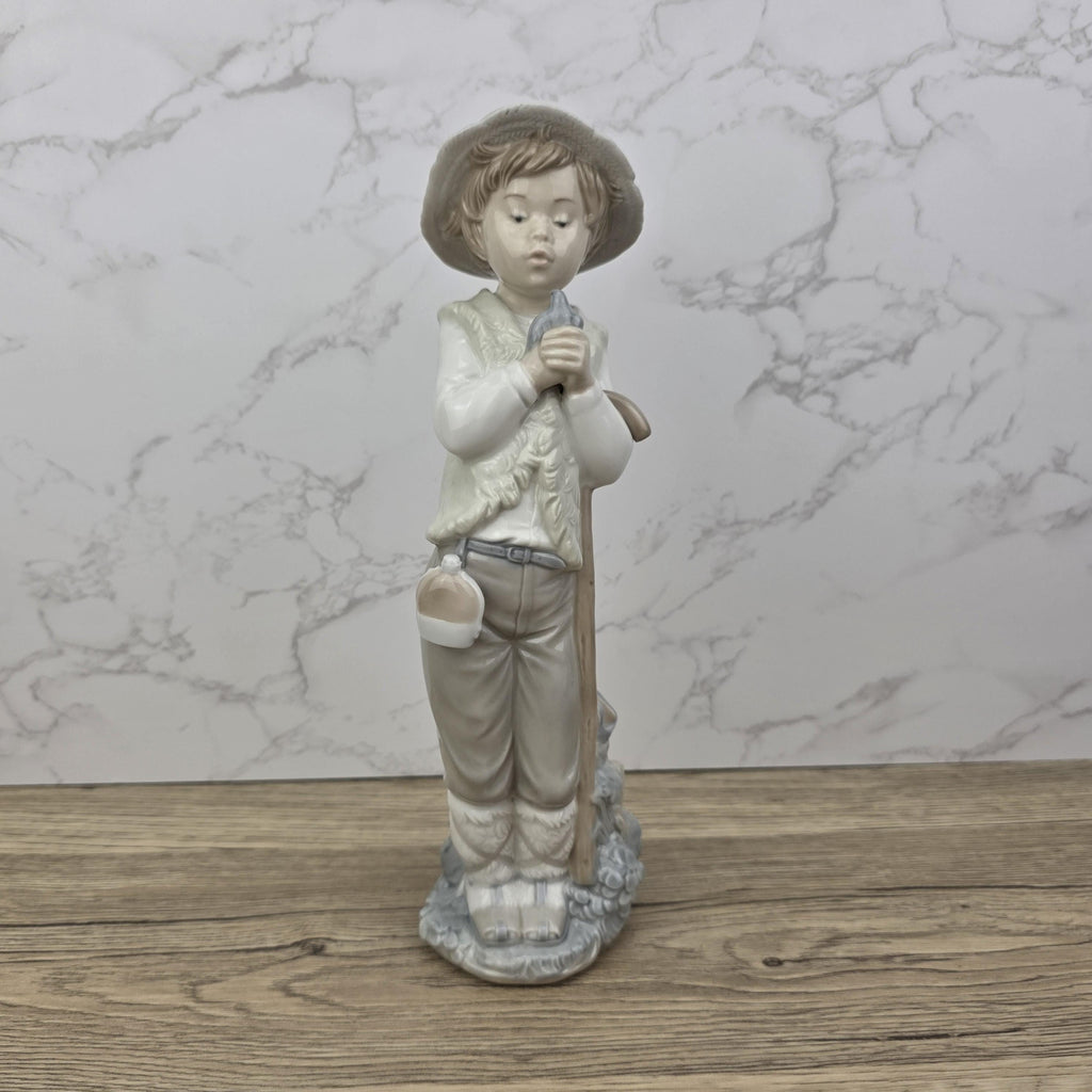 Vintage Lladro Nao Porcelain Shepherd Boy Figurine | Spanish Daisa 1987