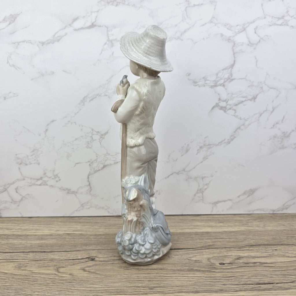 Vintage Lladro Nao Porcelain Shepherd Boy Figurine | Spanish Daisa 1987