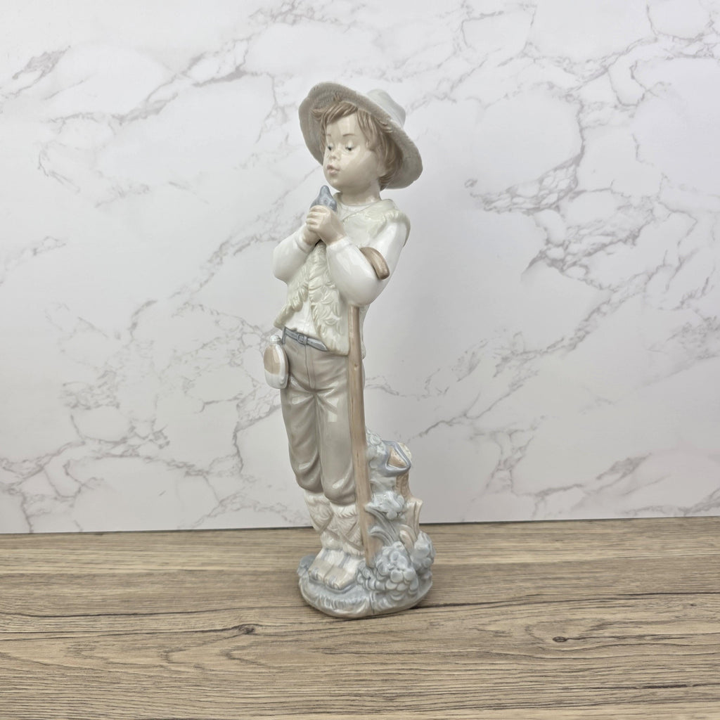 Vintage Lladro Nao Porcelain Shepherd Boy Figurine | Spanish Daisa 1987