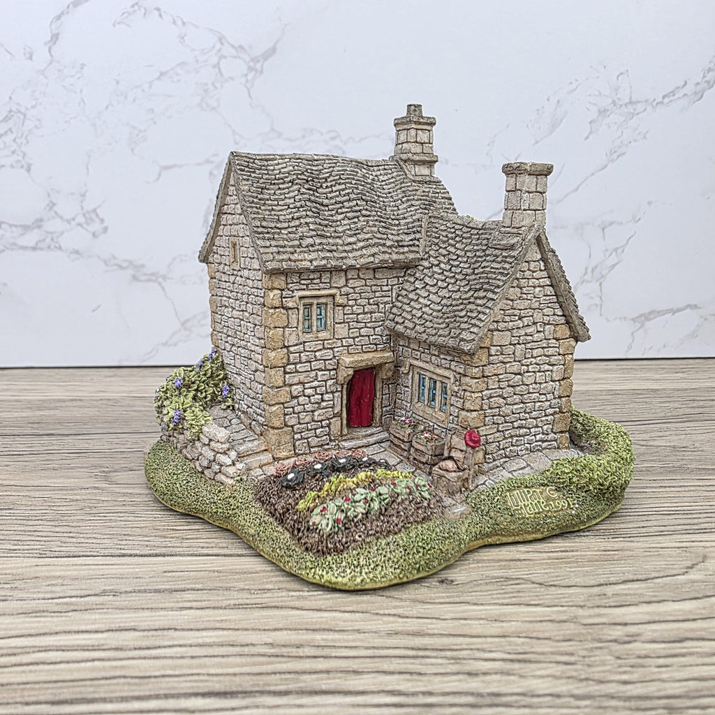 Vintage Lilliput Lane The Greengrocers 1991 Collectible Village Shops Cottage Figurine With Original Box and Deeds