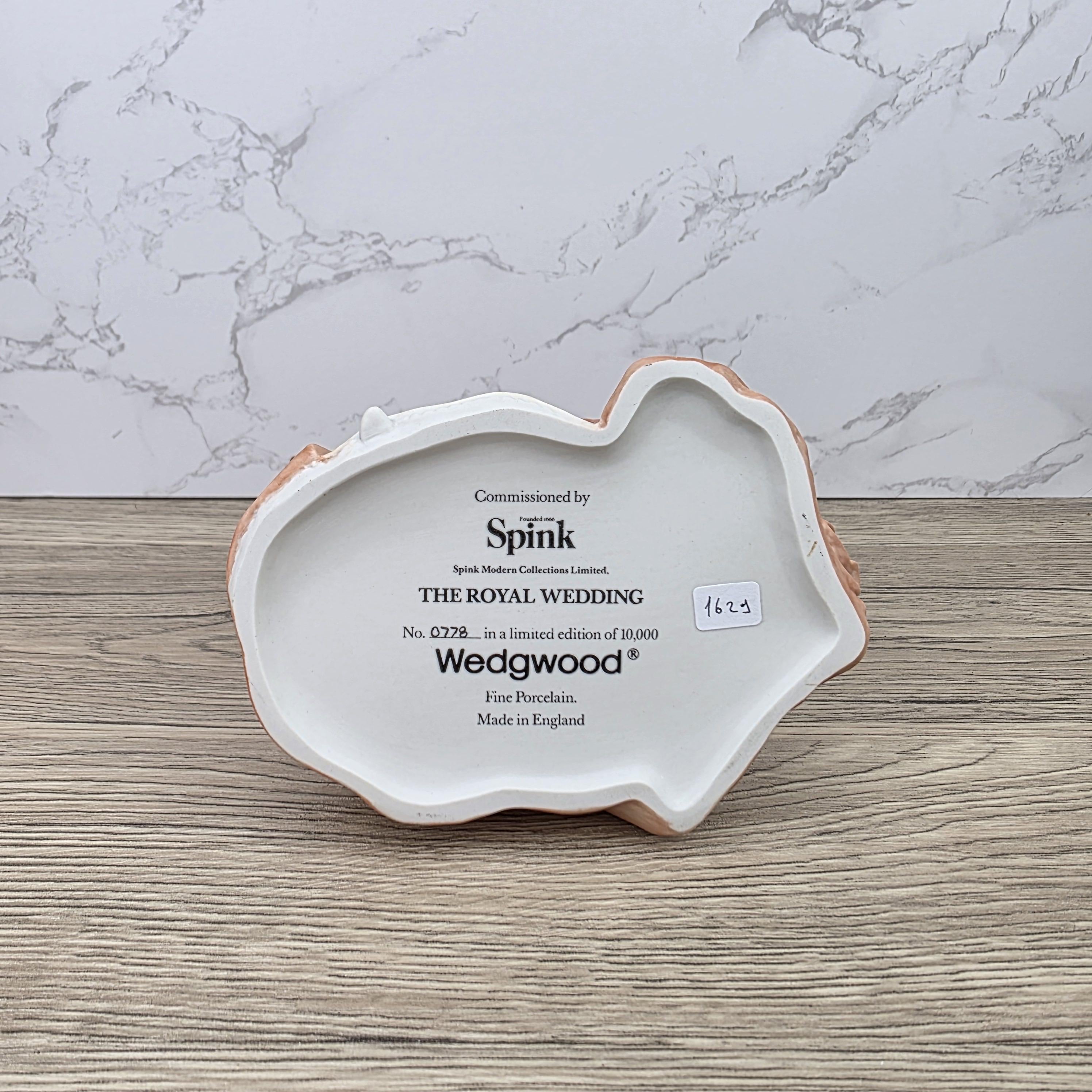 Wedgwood Royal Wedding Limited Edition Collectible Vintage Fine Porcelain Lady Figurine Number Made in England