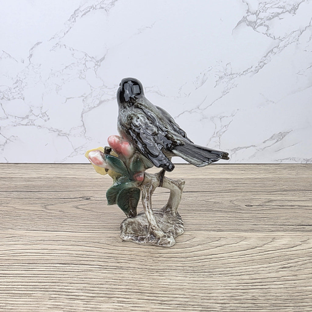 Vintage Goebel Hummel Bird Figurine Lang 3 1966 West Germany Hand Painted Porcelain Collectible Sculpture