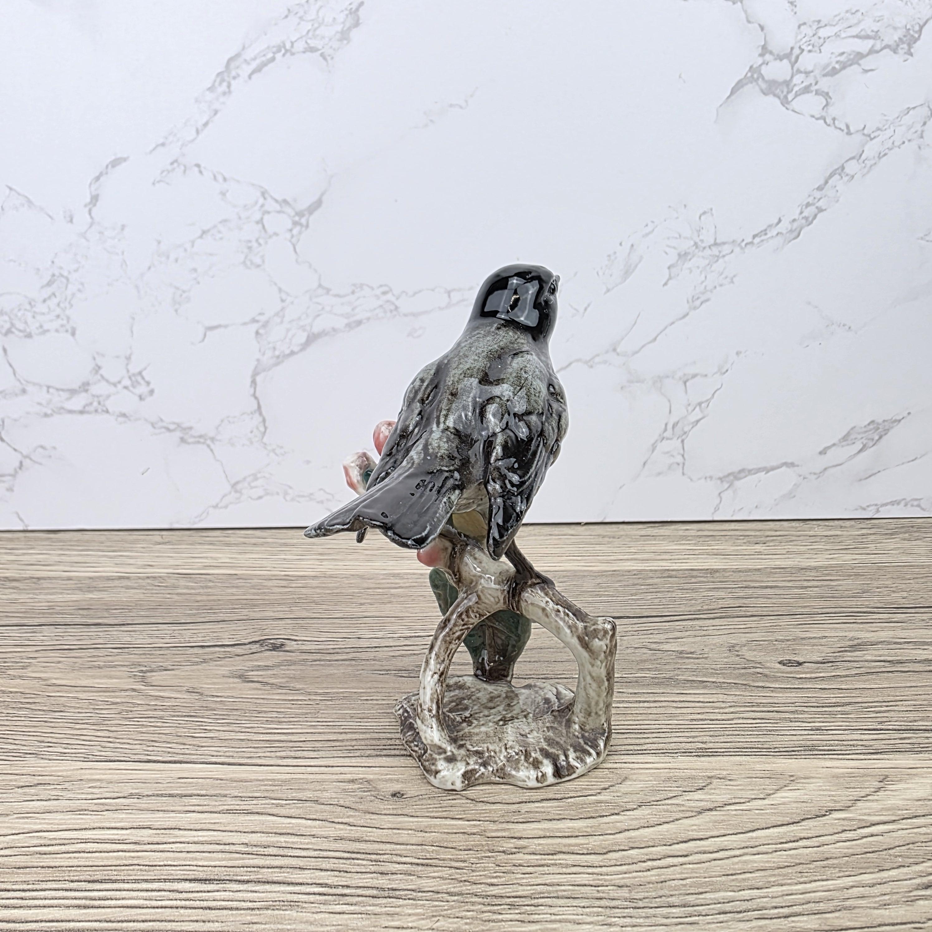 Vintage Goebel Hummel Bird Figurine Lang 3 1966 West Germany Hand Painted Porcelain Collectible Sculpture