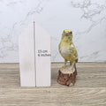 Vintage Goebel Canary Bird Figurine Hand Painted German Porcelain Kanarienvogel Hummel Wildlife Sculpture Decoration