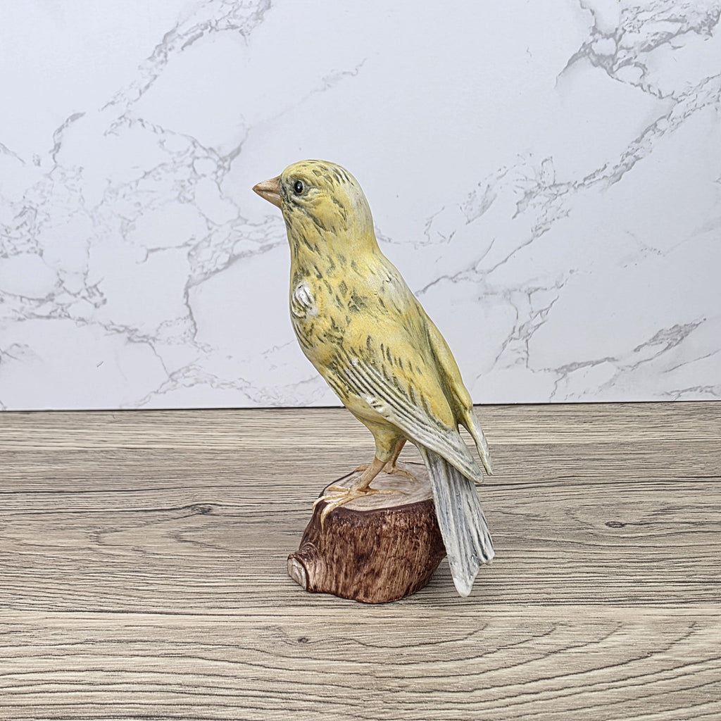 Vintage Goebel Canary Bird Figurine Hand Painted German Porcelain Kanarienvogel Hummel Wildlife Sculpture Decoration