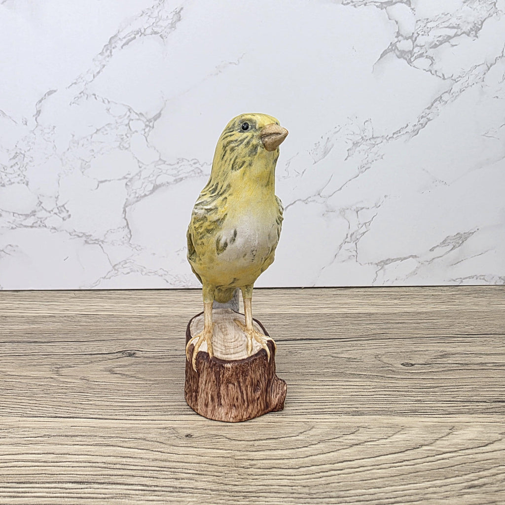 Vintage Goebel Canary Bird Figurine Hand Painted German Porcelain Kanarienvogel Hummel Wildlife Sculpture Decoration