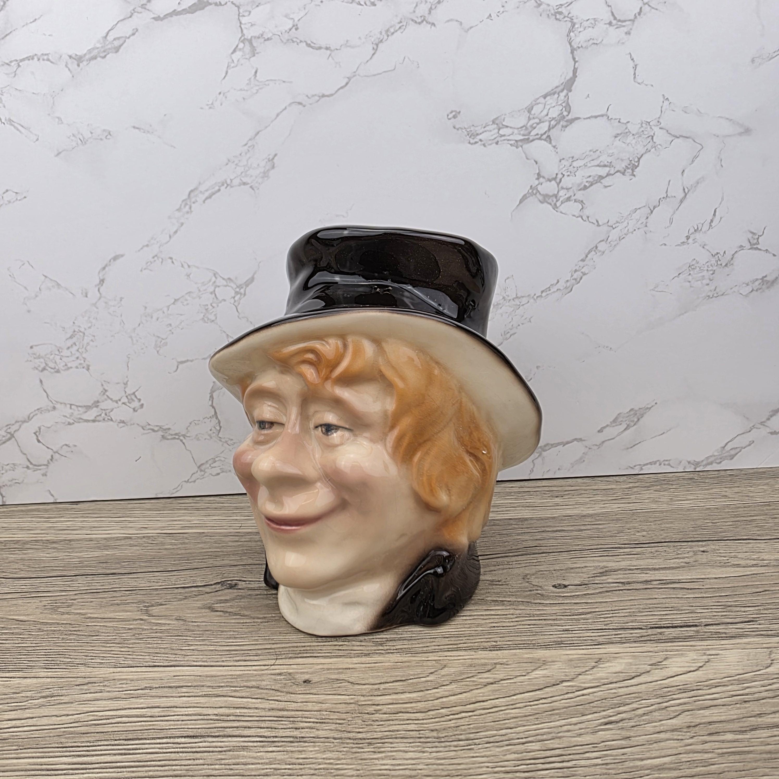 Artful Dodger Toby Jug, Vintage Kingston Pottery, Dickens Character Mug