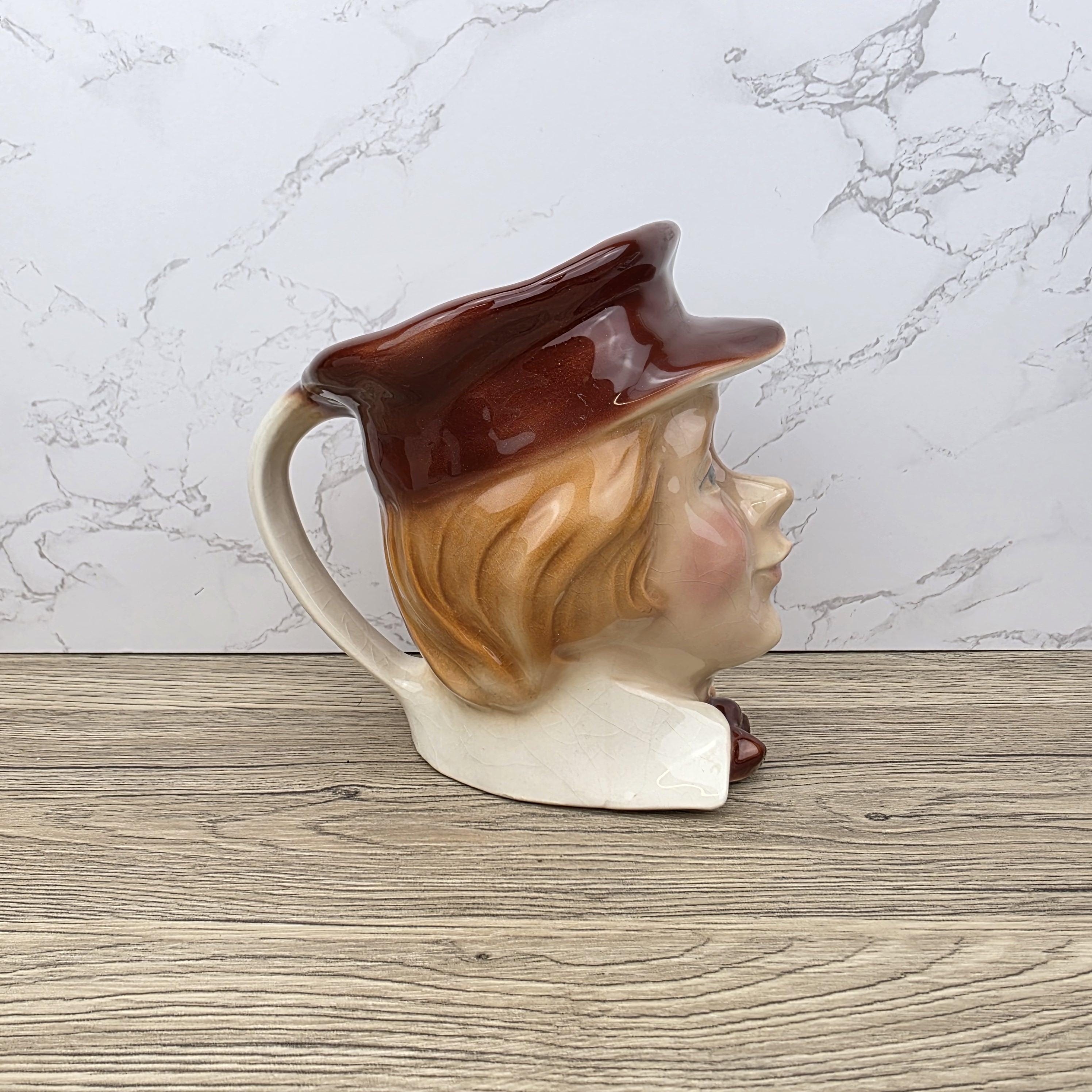 Vintage Kingston Pottery Toby Jug: Copperfield's Lad, Charles Dickens