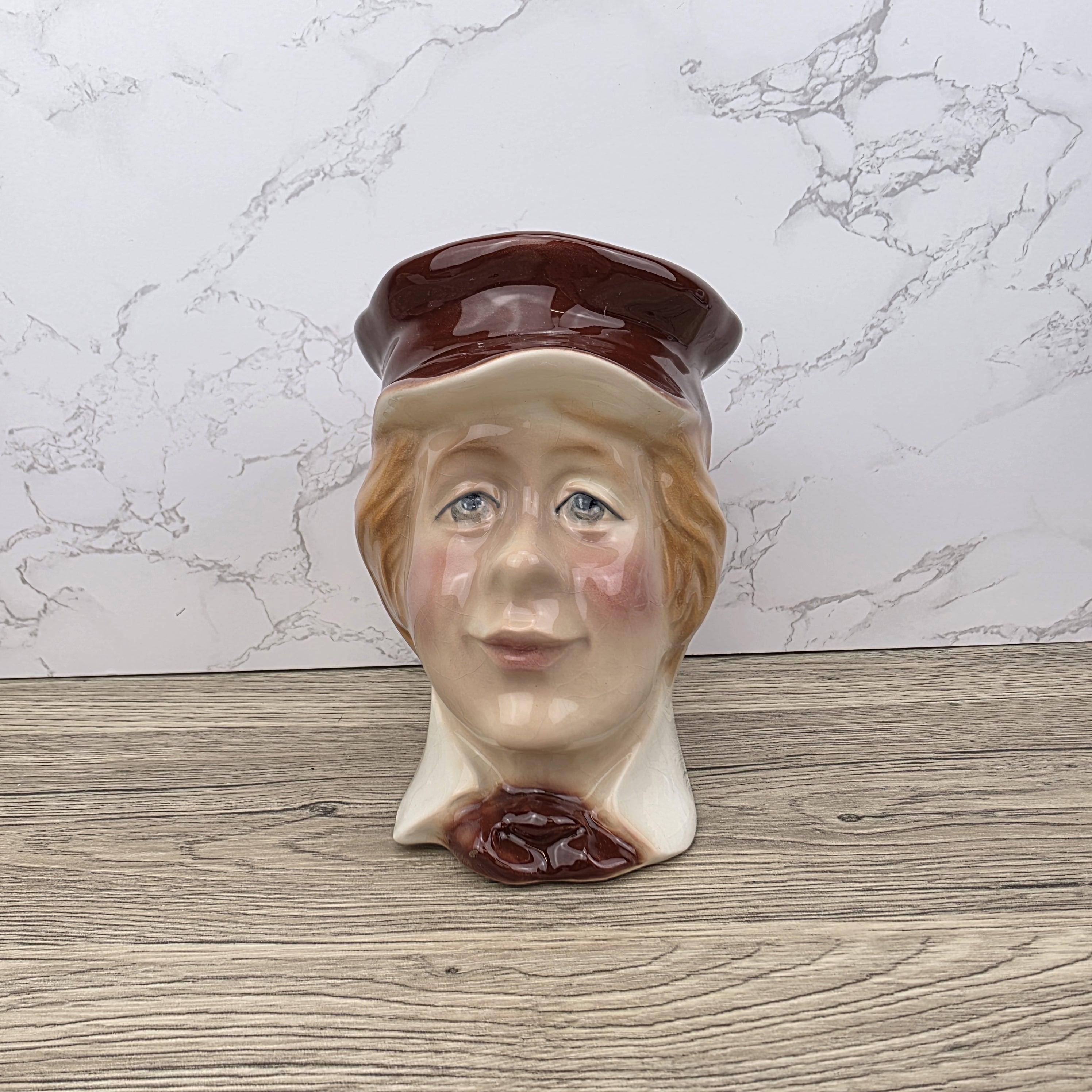 Vintage Kingston Pottery Toby Jug: Copperfield's Lad, Charles Dickens
