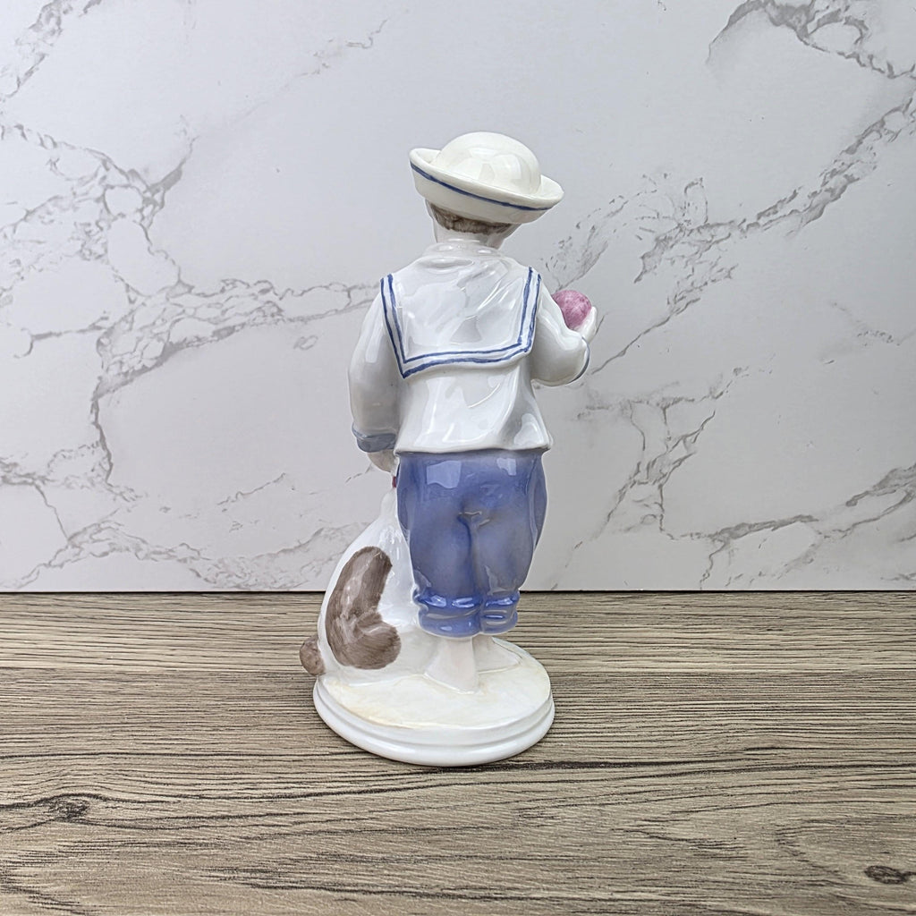 My Pal Boy With Dog Figurine Coalport Faye Whittaker Limited Edition Bone China Collectible Figure