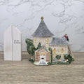 Leonardo Ceramic Church Chapel Teapot with Stone Tower Details | Decorative Collectible Display Piece