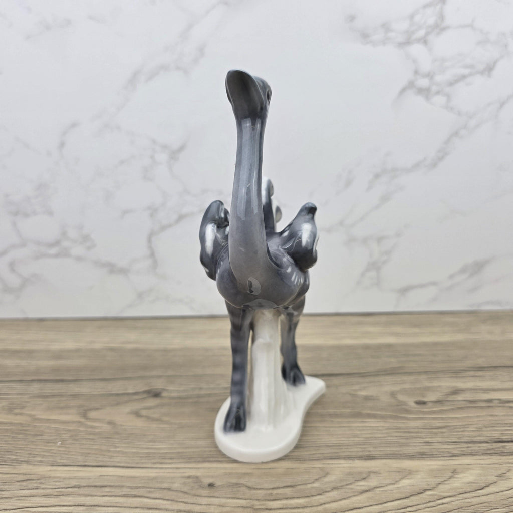Goebel Ostrich Bird Figurine KT188 West Germany | 1973 Sculpted Ceramic Decor Piece Vintage Display