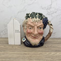 Bacchus Large Character Jug English Toby Mug Wine Theme Vintage Ceramic Royal Doulton