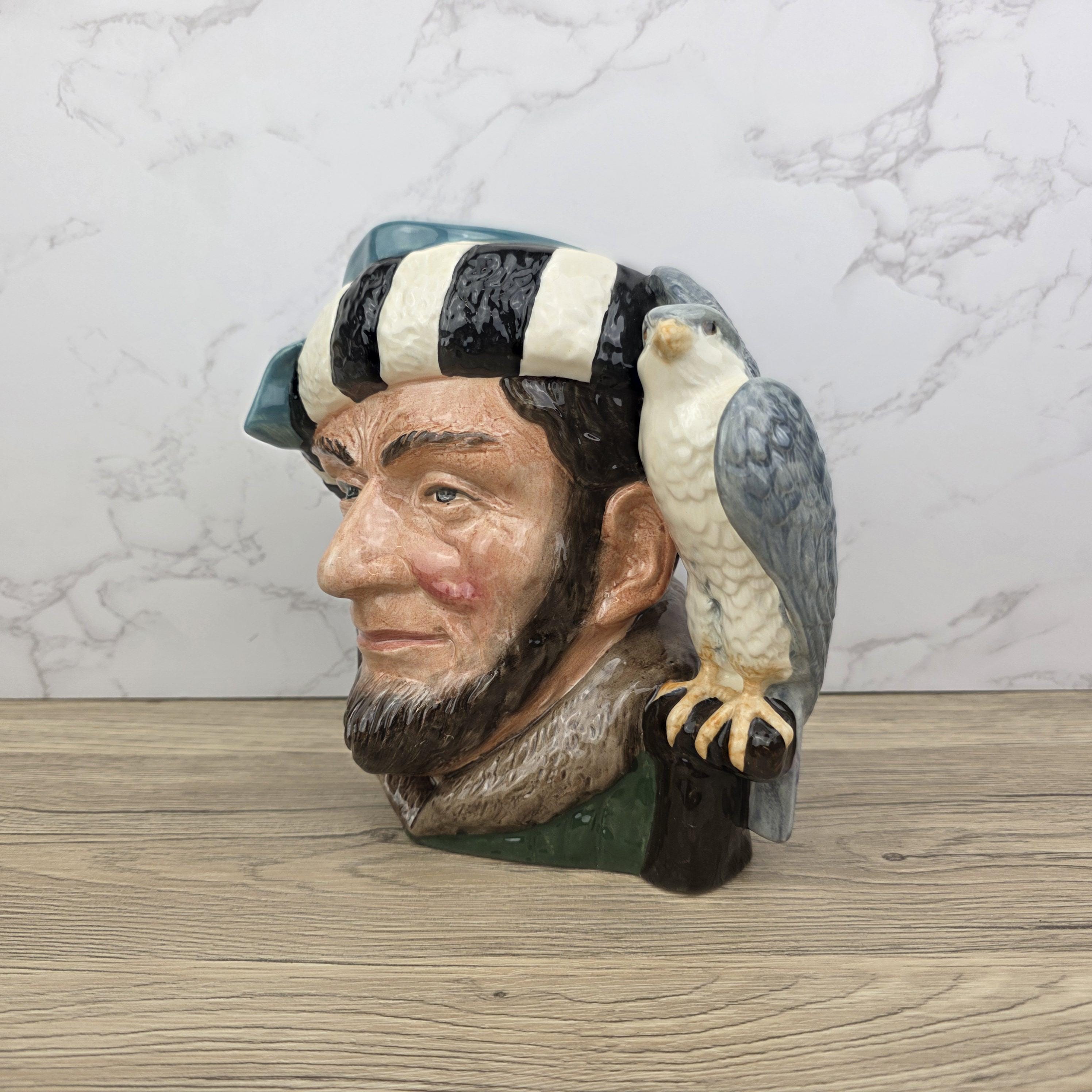 The Falconer D6533 Large Character Jug English Toby Mug Hunting Theme Vintage Ceramic Royal Doulton