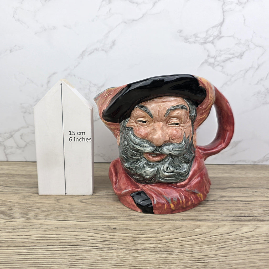 Falstaff Large Character Jug by Royal Doulton D6287 | Vintage English Pottery | 20th Century Ceramic