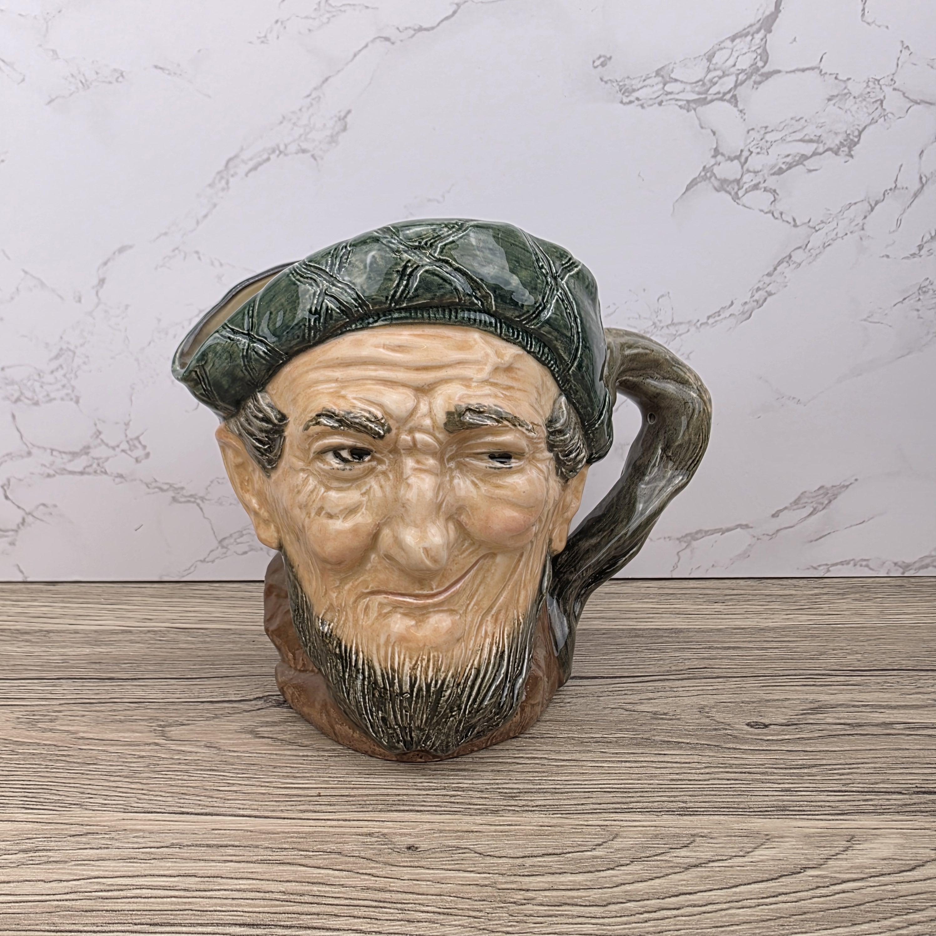 Long John Silver Large Character Jug D6386 by Royal Doulton | Vintage English Ceramic Collectible