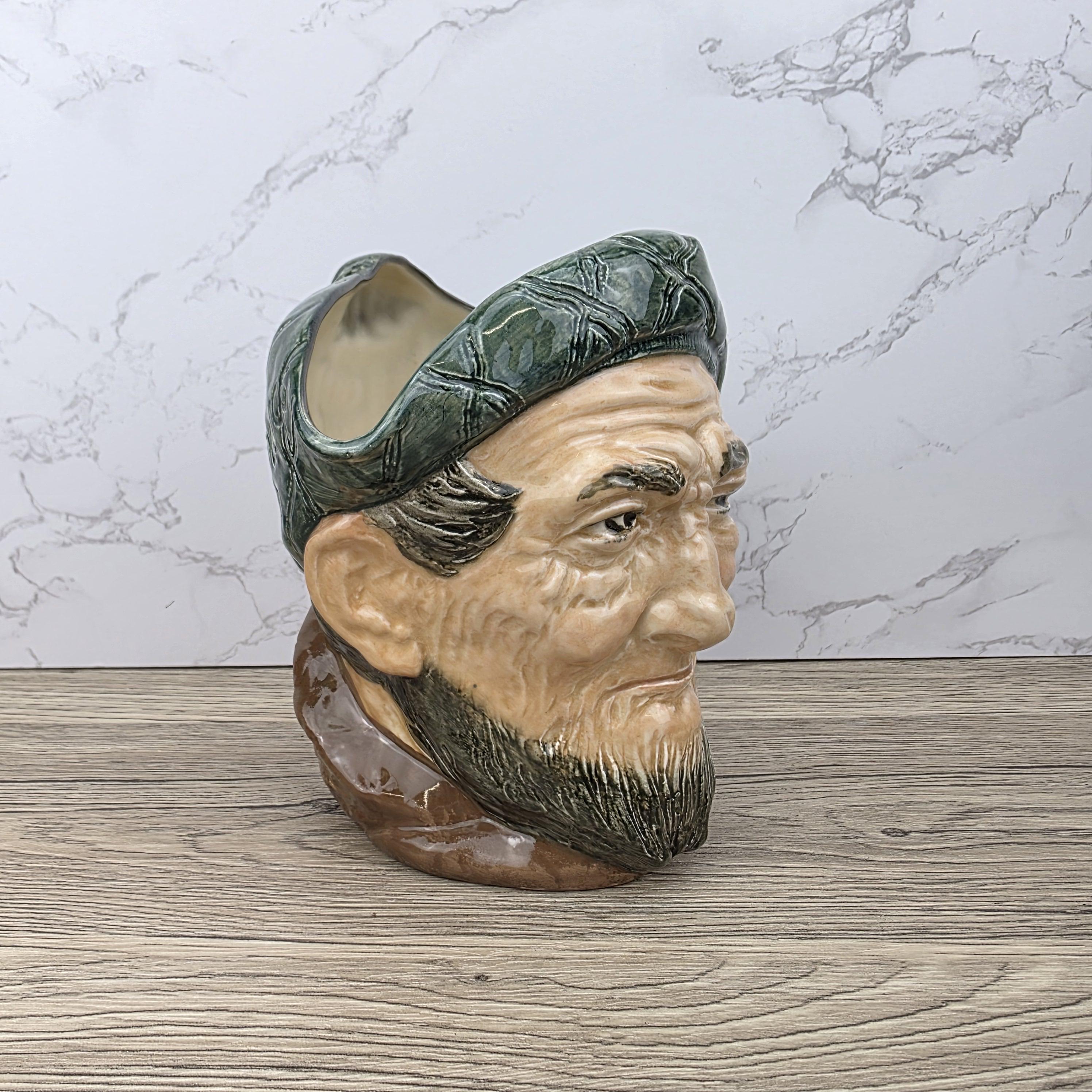 Long John Silver Large Character Jug D6386 by Royal Doulton | Vintage English Ceramic Collectible