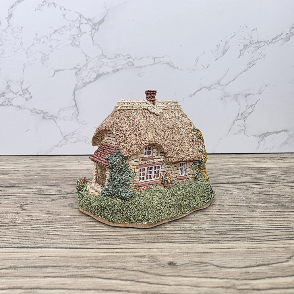Vintage 1990 Lavender Cottage Lilliput Lane Collectors Club Special Piece In Original Box Decorative