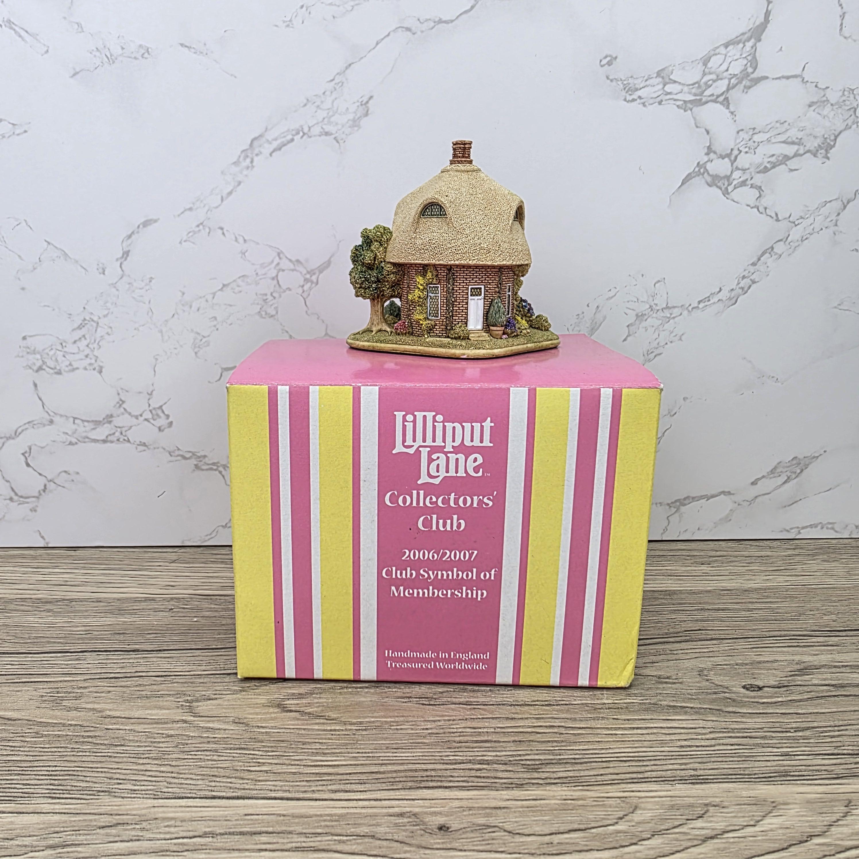 Vintage Lilliput Lane Sugar Mouse L2932 Collectors Club Cottage 2006 2007 Membership Figurine
