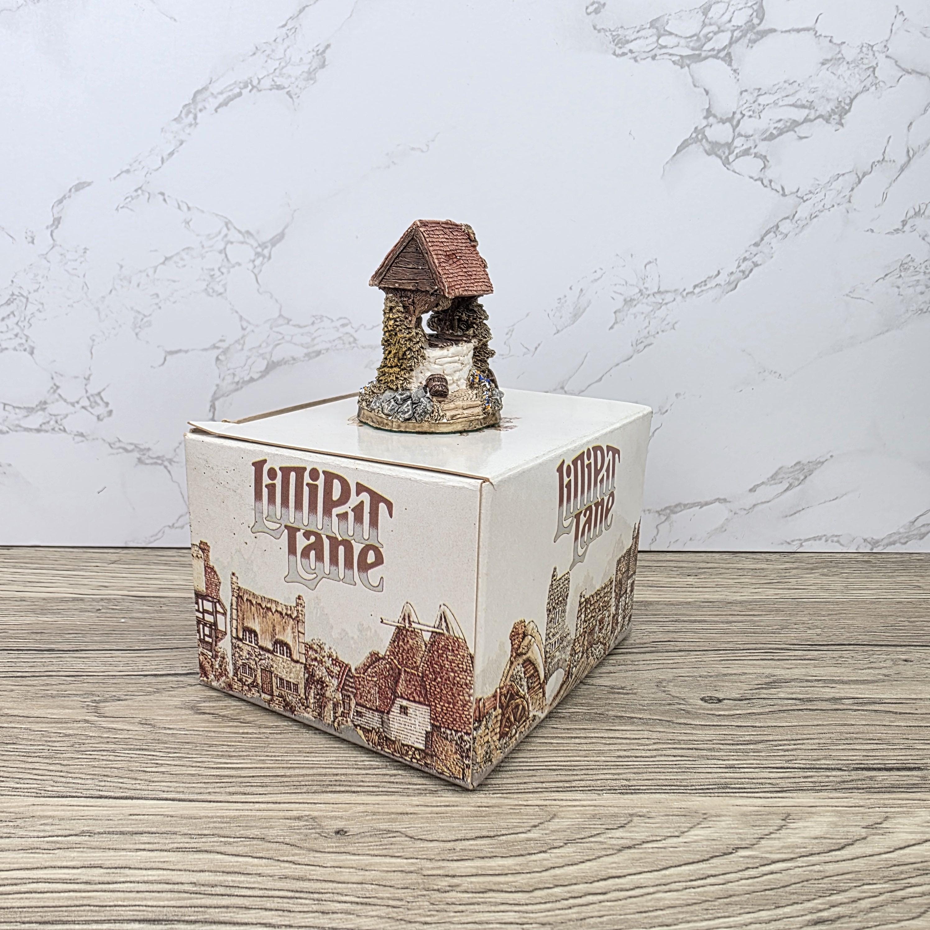 Vintage 1988 Lilliput Lane Wishing Well Collectors Club Figurine With Original Box England