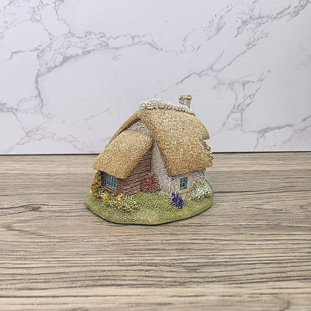 Lilliput Lane Puddlebrook 1991 Collectors Club Cottage | Handcrafted English Resin Thatched House Figurine