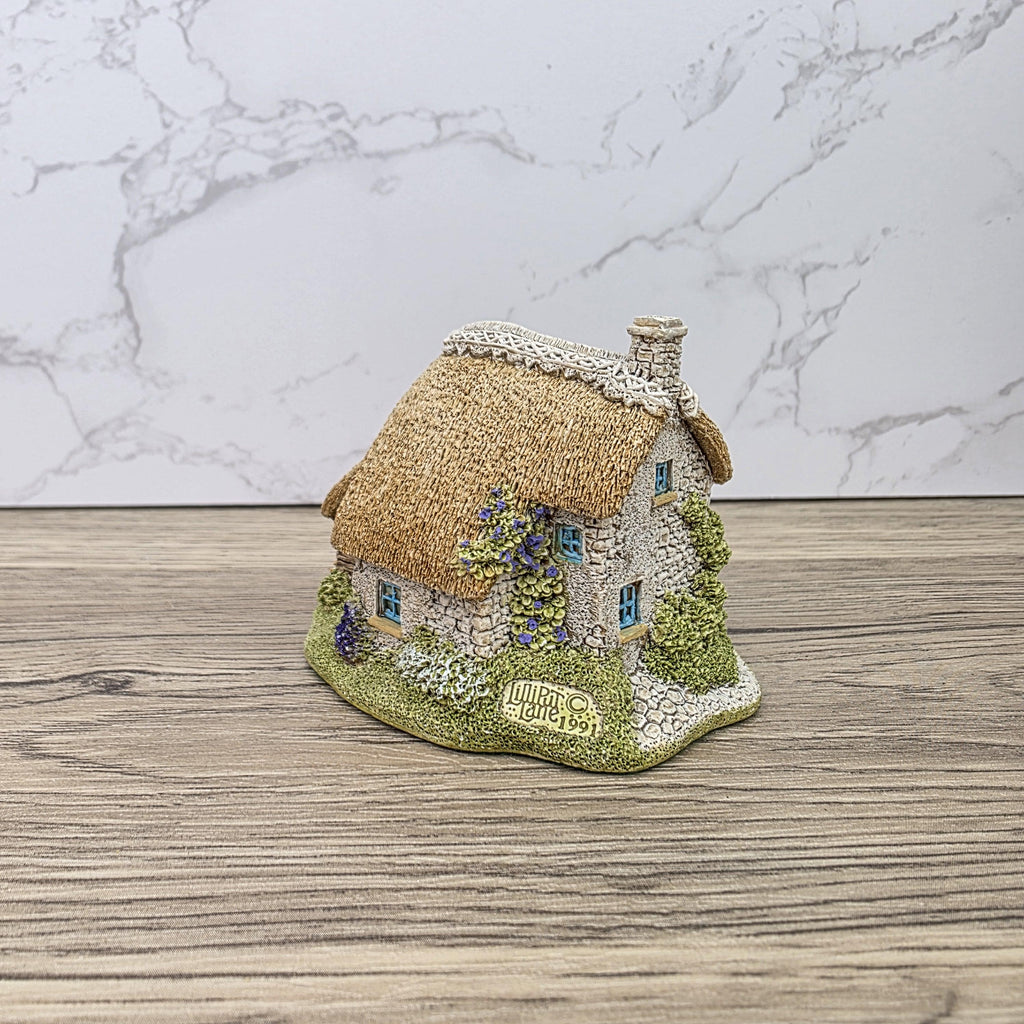 Lilliput Lane Puddlebrook 1991 Collectors Club Cottage | Handcrafted English Resin Thatched House Figurine