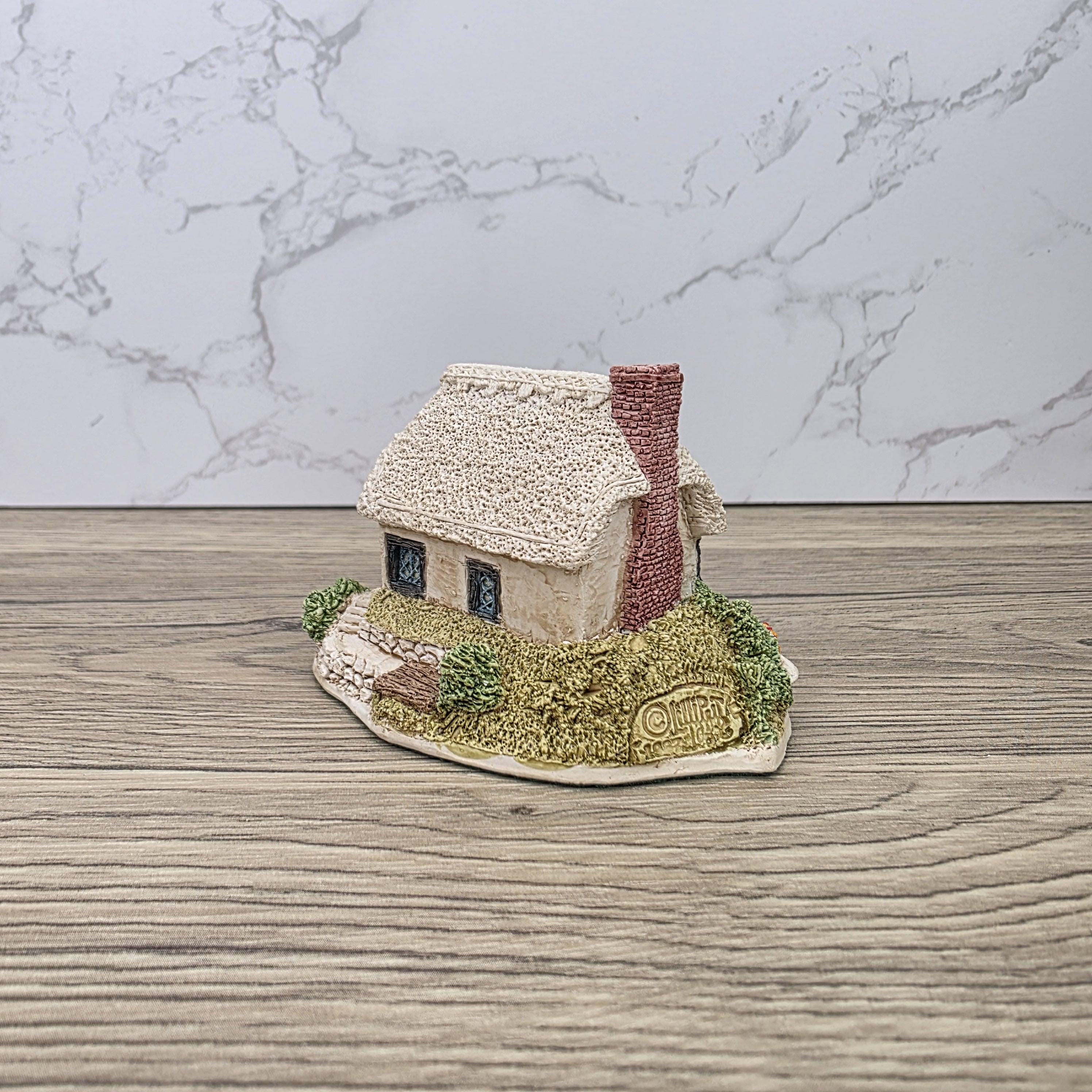 Lilliput Lane Riverview 1987 Cottage Figurine | Handcrafted English Resin Midlands Thatched House Model