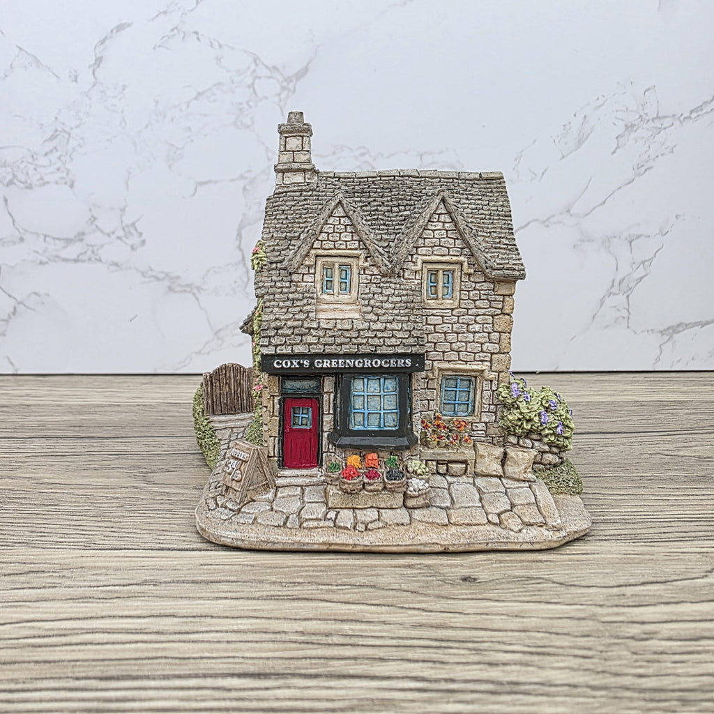 Vintage Lilliput Lane The Greengrocers 1991 Collectible Village Shops Cottage Figurine With Original Box and Deeds