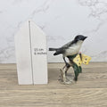 Vintage Goebel Hummel Bird Figurine Lang 3 1966 West Germany Hand Painted Porcelain Collectible Sculpture