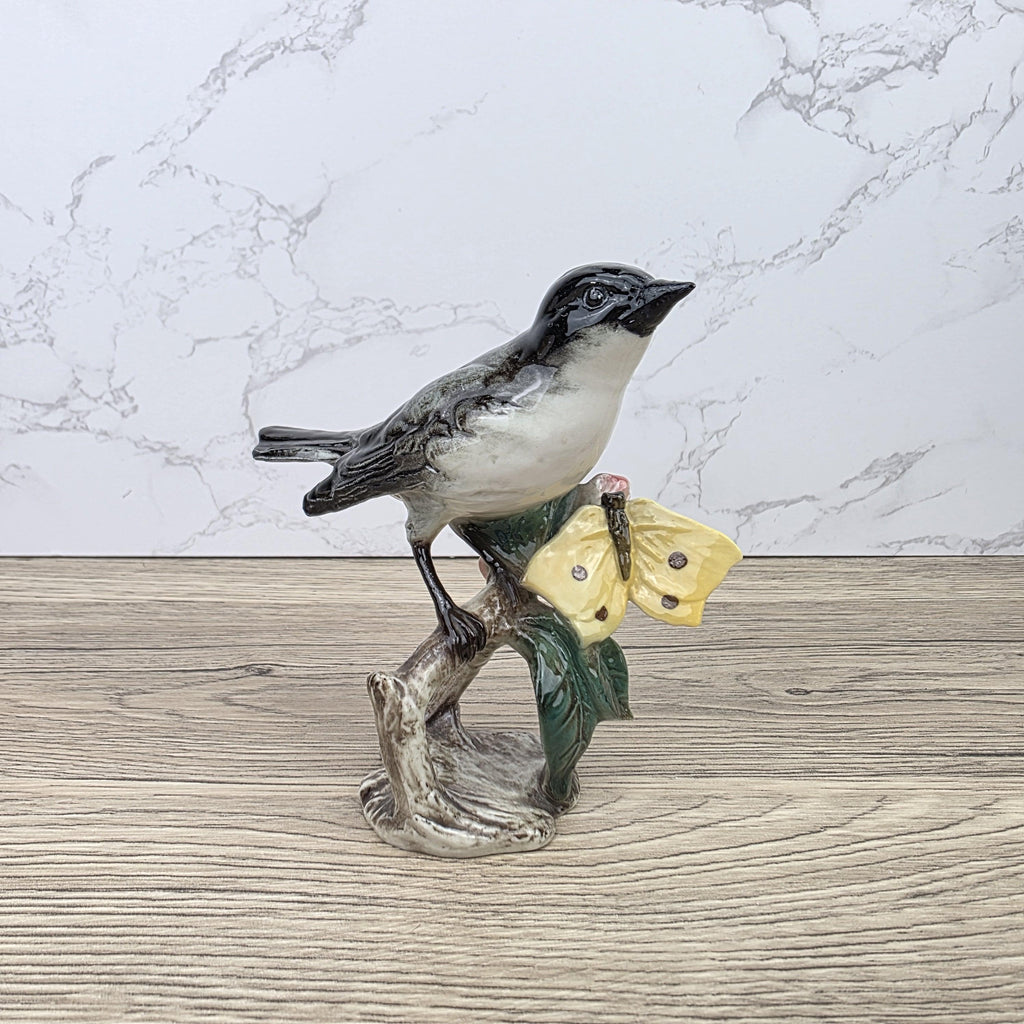 Vintage Goebel Hummel Bird Figurine Lang 3 1966 West Germany Hand Painted Porcelain Collectible Sculpture