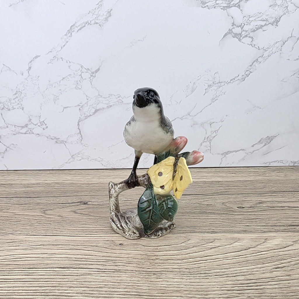 Vintage Goebel Hummel Bird Figurine Lang 3 1966 West Germany Hand Painted Porcelain Collectible Sculpture
