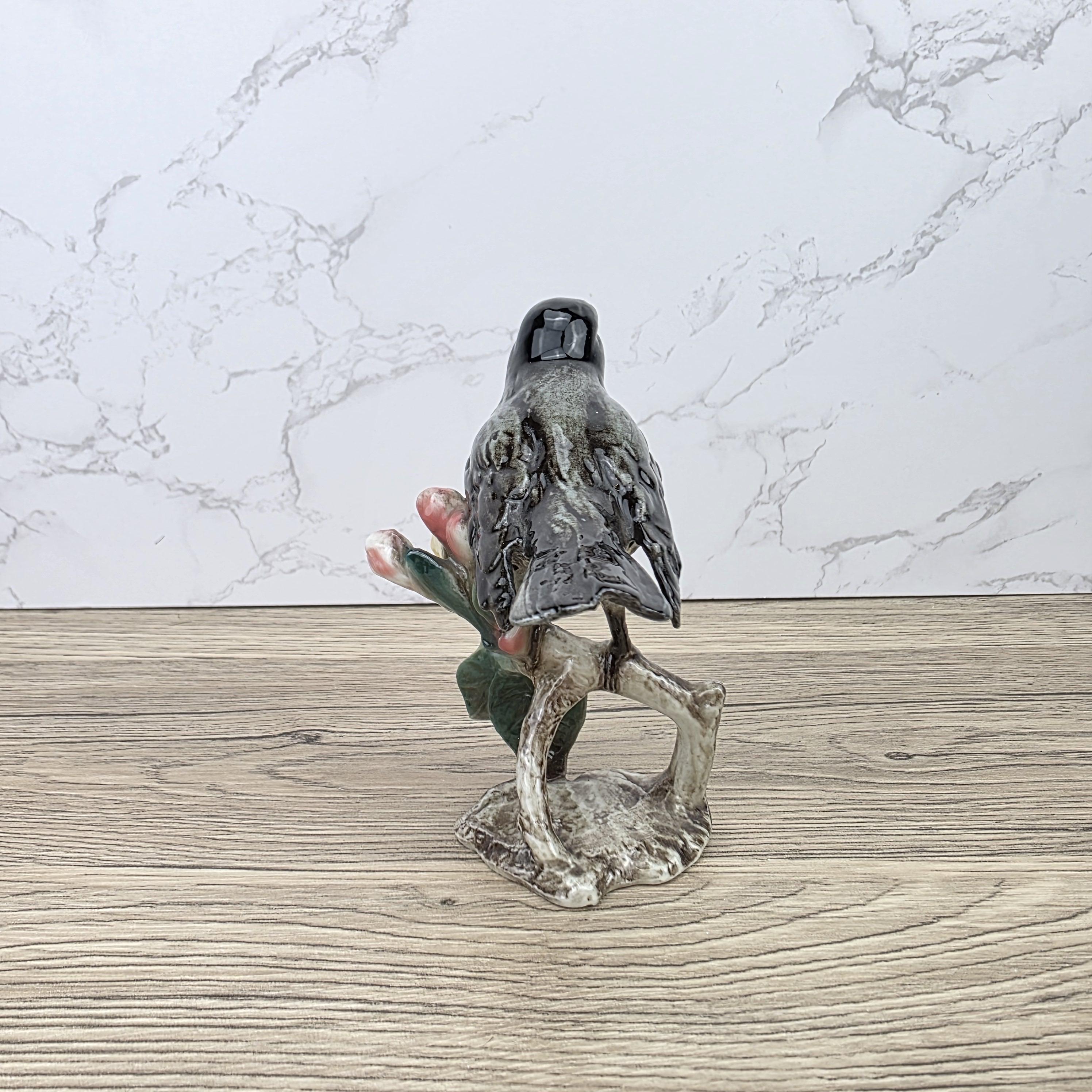 Vintage Goebel Hummel Bird Figurine Lang 3 1966 West Germany Hand Painted Porcelain Collectible Sculpture