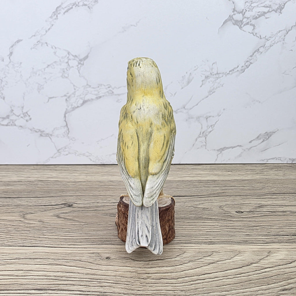 Vintage Goebel Canary Bird Figurine Hand Painted German Porcelain Kanarienvogel Hummel Wildlife Sculpture Decoration