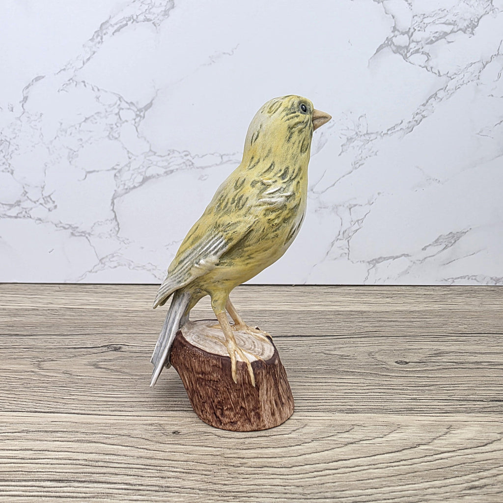 Vintage Goebel Canary Bird Figurine Hand Painted German Porcelain Kanarienvogel Hummel Wildlife Sculpture Decoration