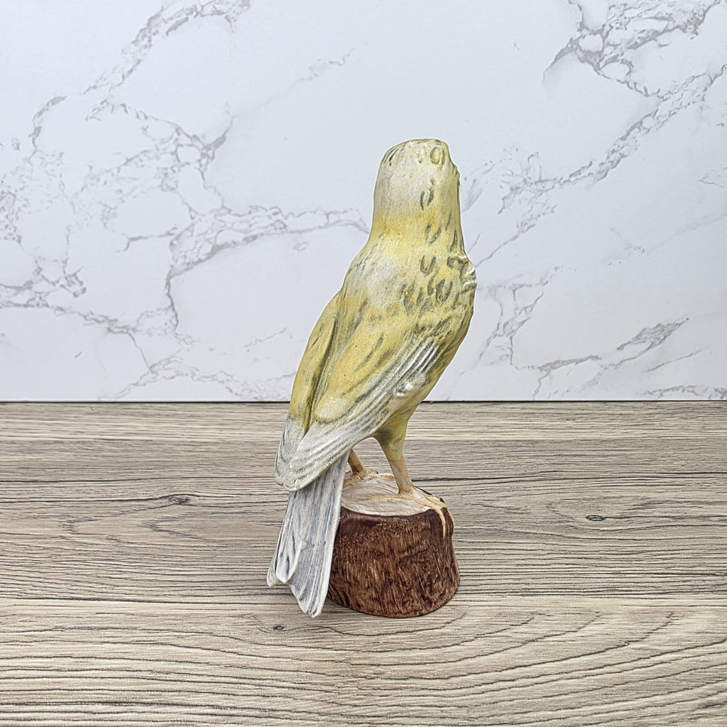Vintage Goebel Canary Bird Figurine Hand Painted German Porcelain Kanarienvogel Hummel Wildlife Sculpture Decoration