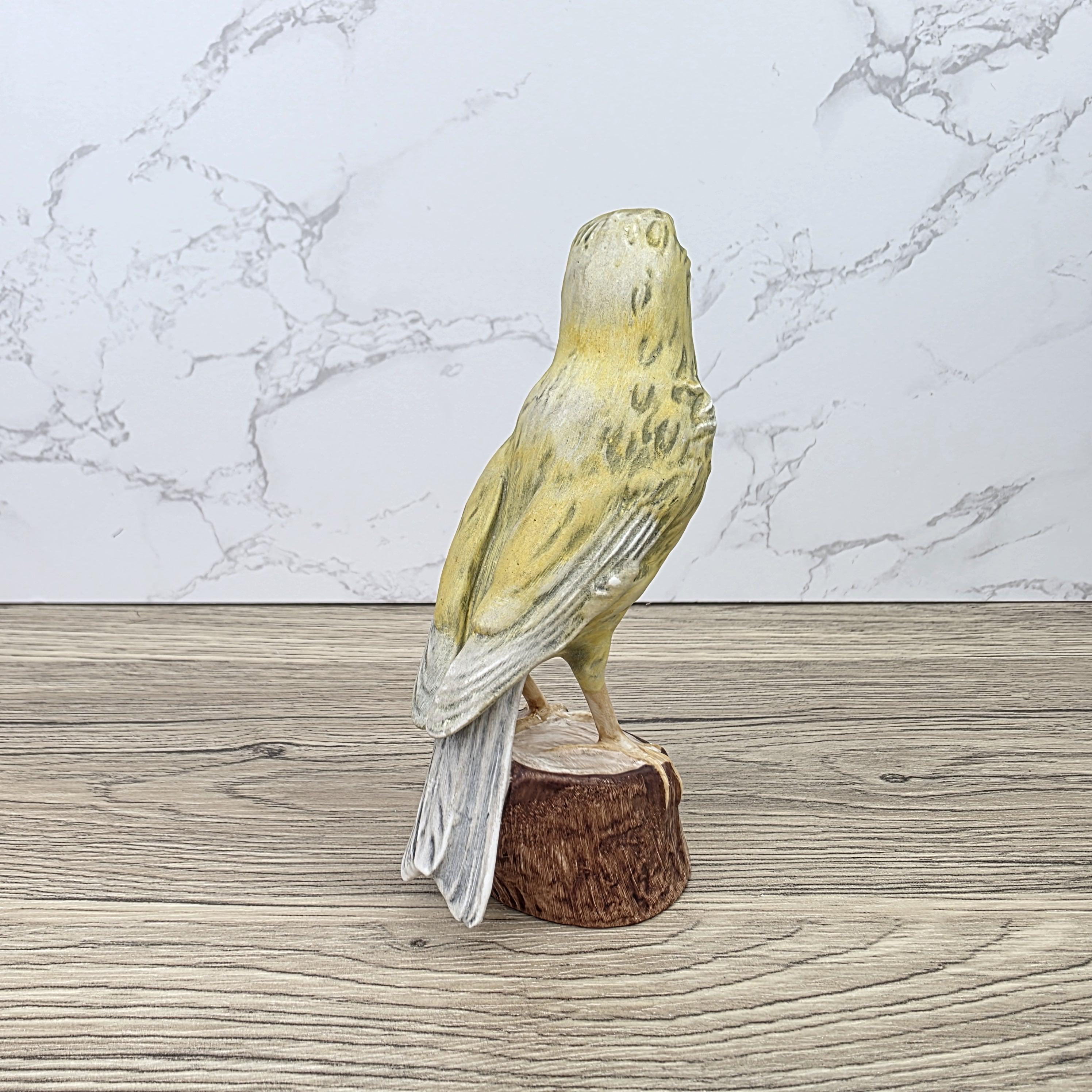 Vintage Goebel Canary Bird Figurine Hand Painted German Porcelain Kanarienvogel Hummel Wildlife Sculpture Decoration
