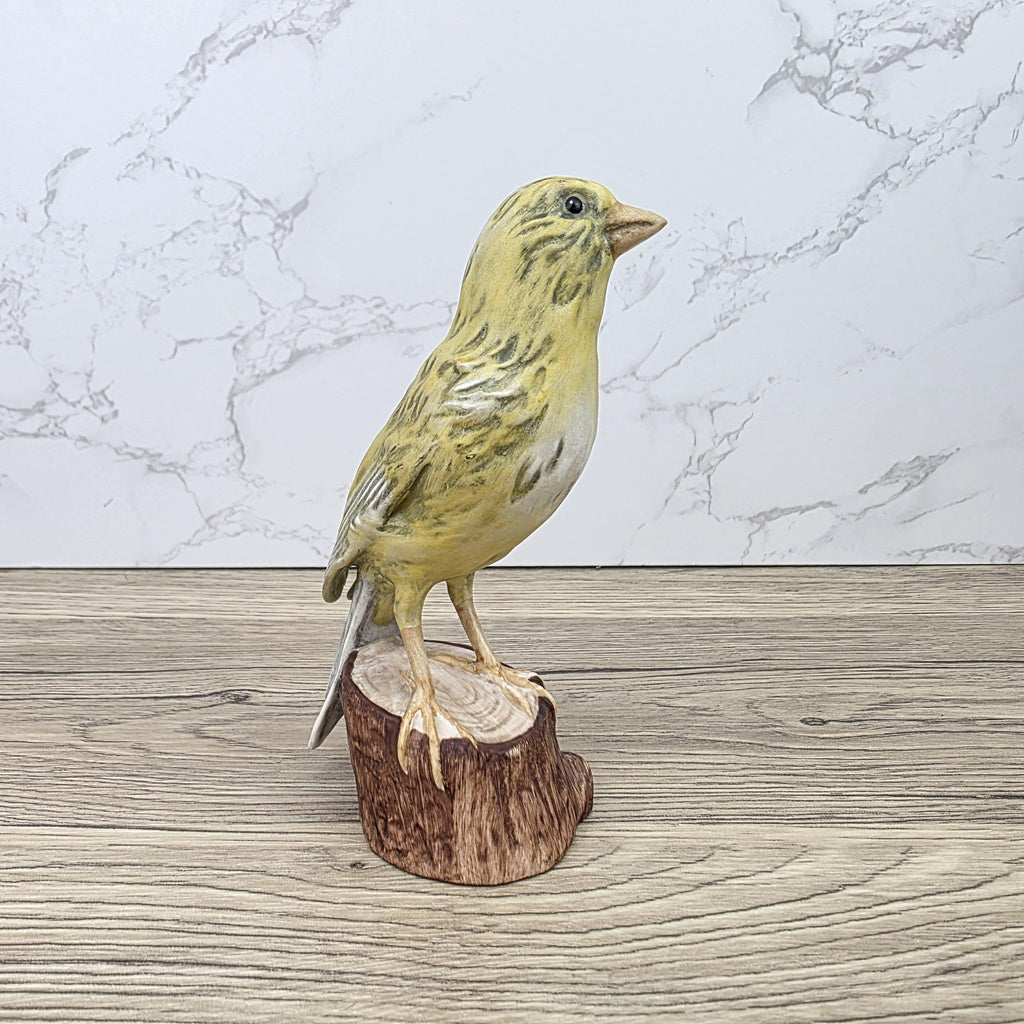 Vintage Goebel Canary Bird Figurine Hand Painted German Porcelain Kanarienvogel Hummel Wildlife Sculpture Decoration