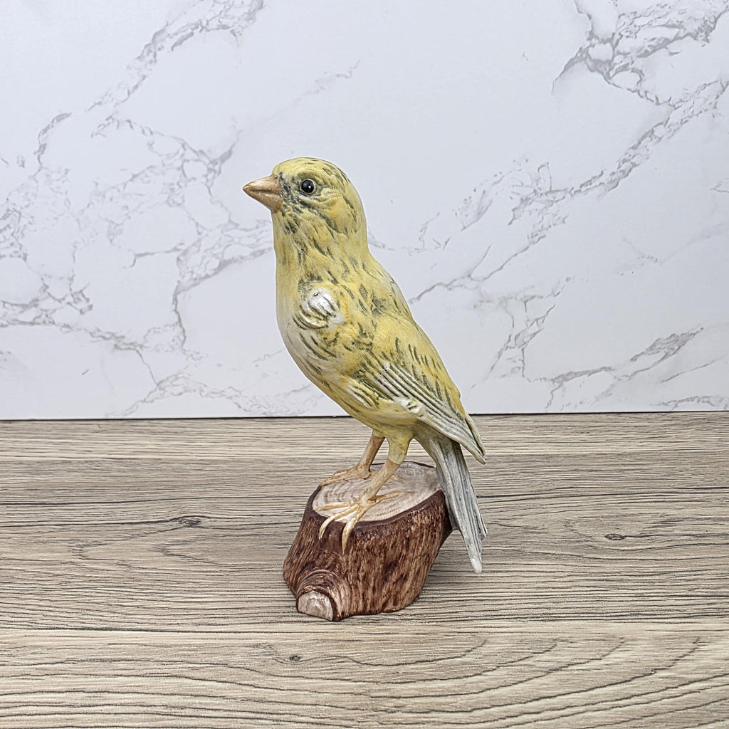 Vintage Goebel Canary Bird Figurine Hand Painted German Porcelain Kanarienvogel Hummel Wildlife Sculpture Decoration