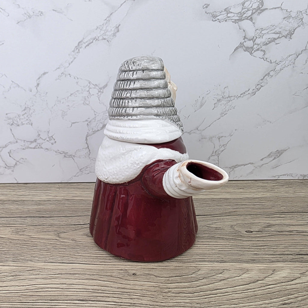Judge Character Ceramic Teapot Vintage Novelty Pottery Mid Century Collectible Kitchen Display Figure
