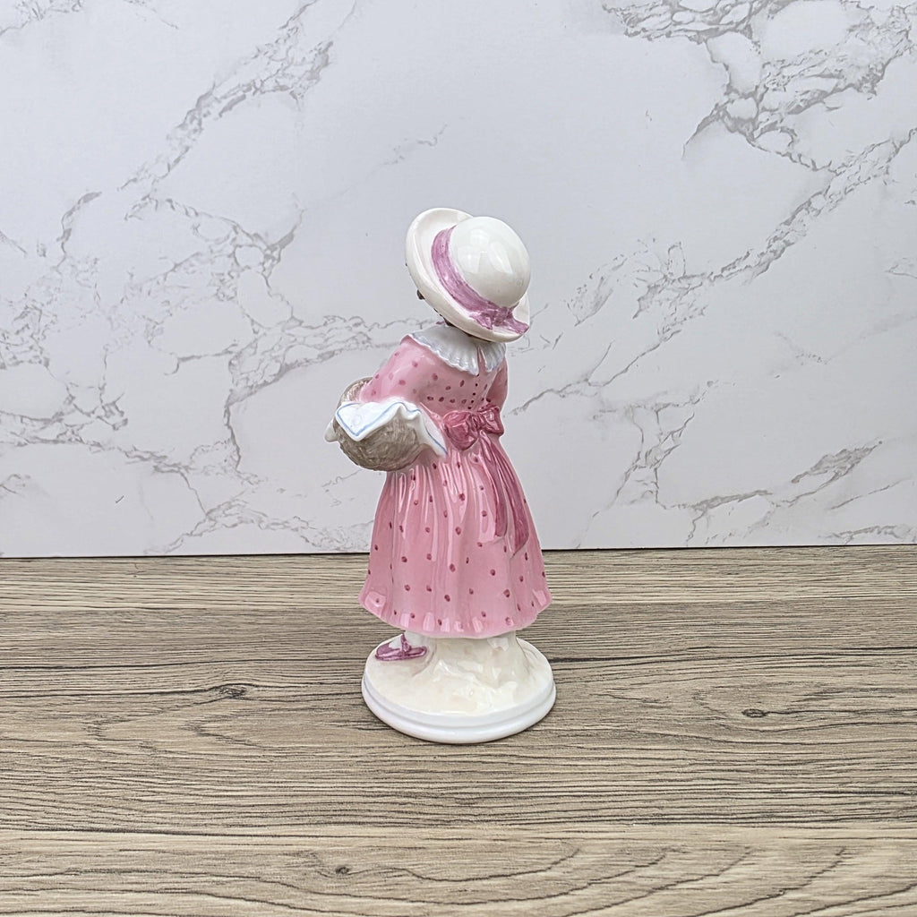 Coalport Sunday Best Fay Whittaker Limited Edition Girl With Teddy Porcelain Vintage Display Collectible