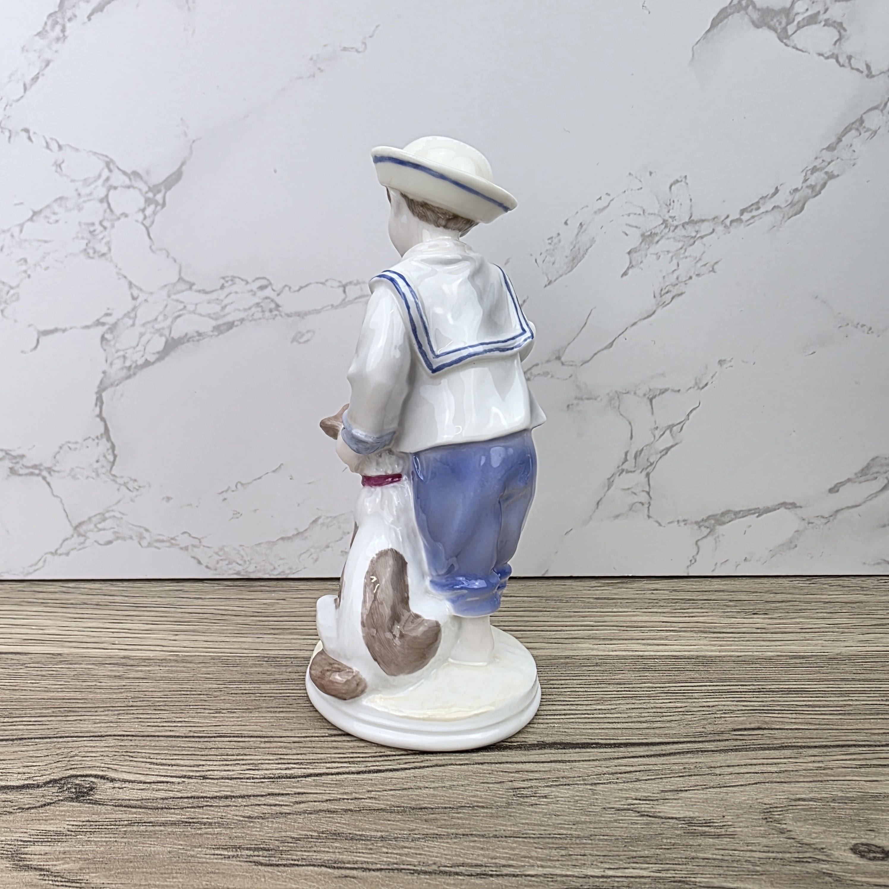 My Pal Boy With Dog Figurine Coalport Faye Whittaker Limited Edition Bone China Collectible Figure
