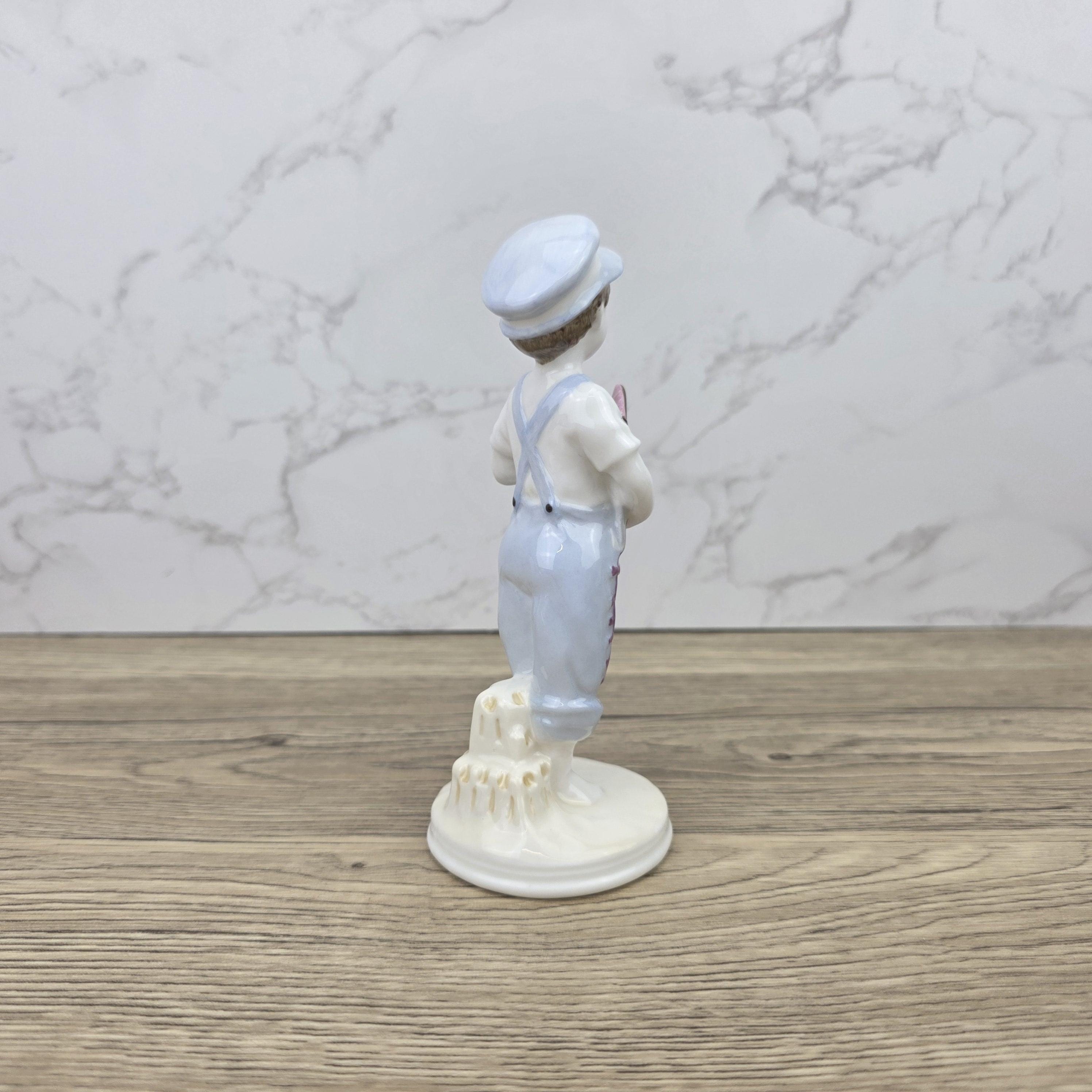 Ready to Fly Boy Figurine Vintage Coalport Faye Whittaker Limited Edition Bone China Collectible Figure