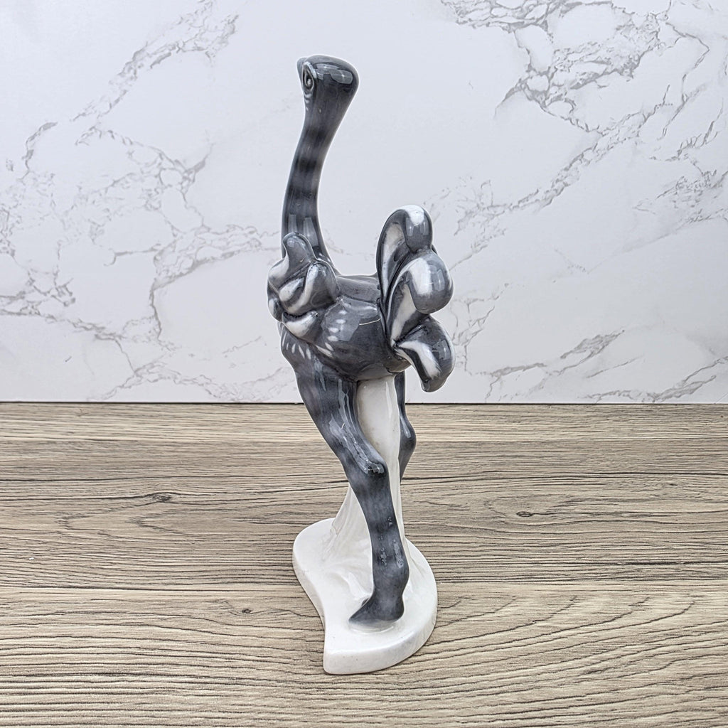 Goebel Ostrich Bird Figurine KT188 West Germany | 1973 Sculpted Ceramic Decor Piece Vintage Display