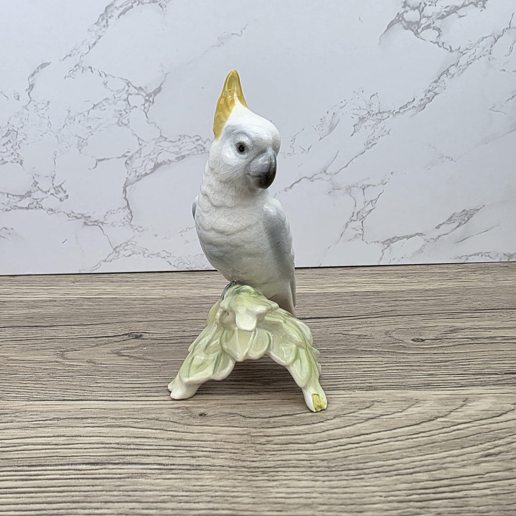 Hummel Goebel Bird Figurine Vintage West Germany Porcelain Parrot Sculpture Collectible