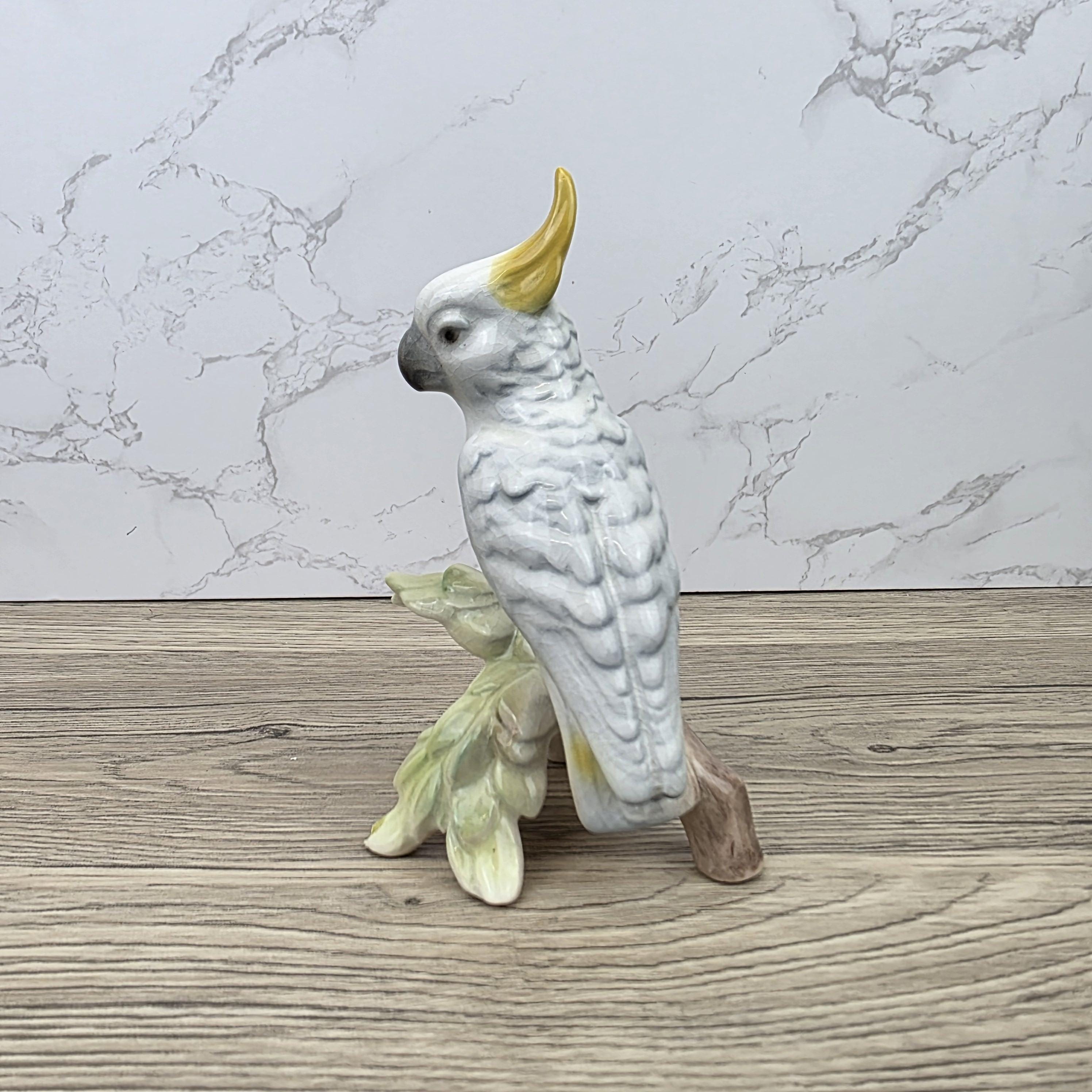 Hummel Goebel Bird Figurine Vintage West Germany Porcelain Parrot Sculpture Collectible