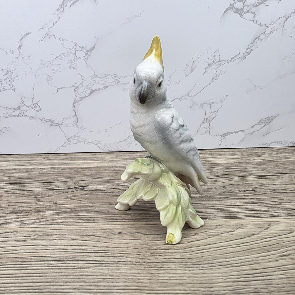Hummel Goebel Bird Figurine Vintage West Germany Porcelain Parrot Sculpture Collectible