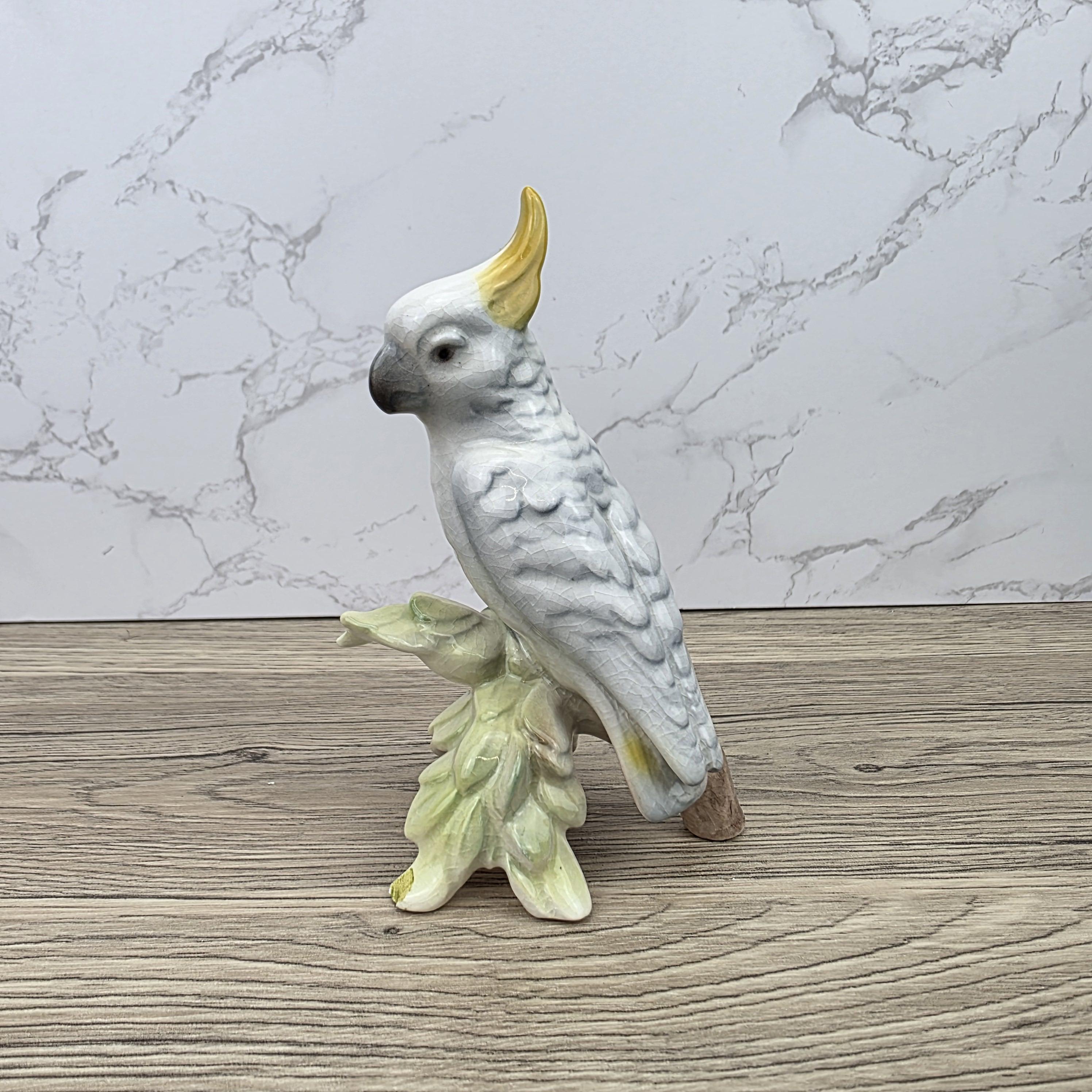 Hummel Goebel Bird Figurine Vintage West Germany Porcelain Parrot Sculpture Collectible